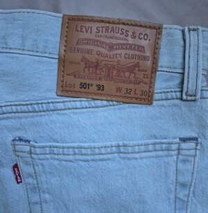 Levi's '93 501 straight jeans mens 32